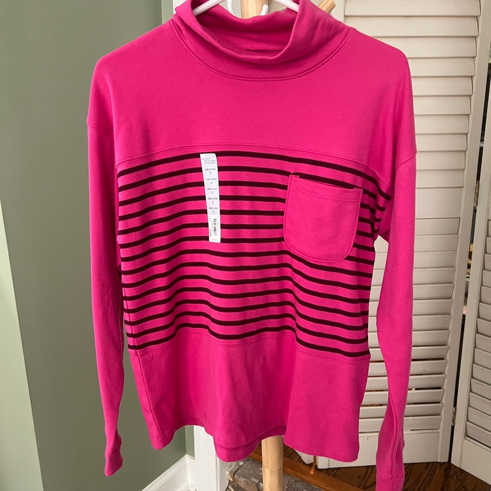 Croft & Barrow Pink Boxy Sweatshirt